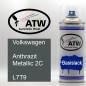 Preview: Volkswagen, Anthrazit Metallic 2C, L7T9: 400ml Sprühdose, von ATW Autoteile West.